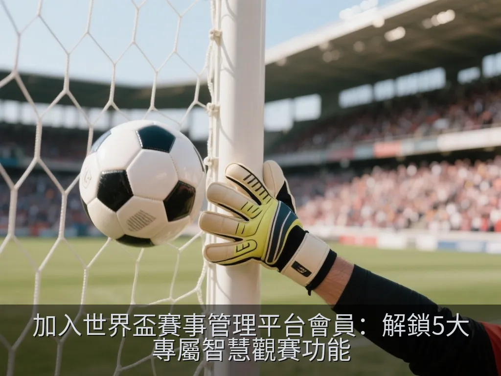 加入世界盃賽事管理平台會員：解鎖5大專屬智慧觀賽功能